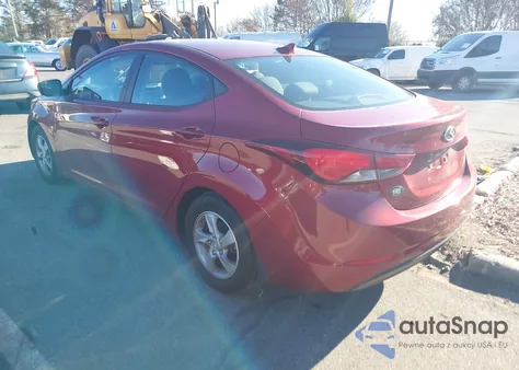 2014 Hyundai Elantra Se z USA, uszkodzony, nr VIN 5NPDH4AE6EH491034